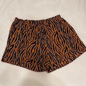Tiger Print Women's Shorts
